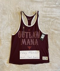 LOOK! NWT Under Armour Project Rock Men’s Large Stringer Outlaw Mana Tank Top