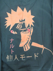 Sweatshirt Crew neck black small Naruto hermit person mode Japanese Manga NEW 19