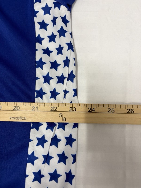 Success USA Jersey 2nd Amendment Guns LV Stars American Flag Size XL Blue gallery