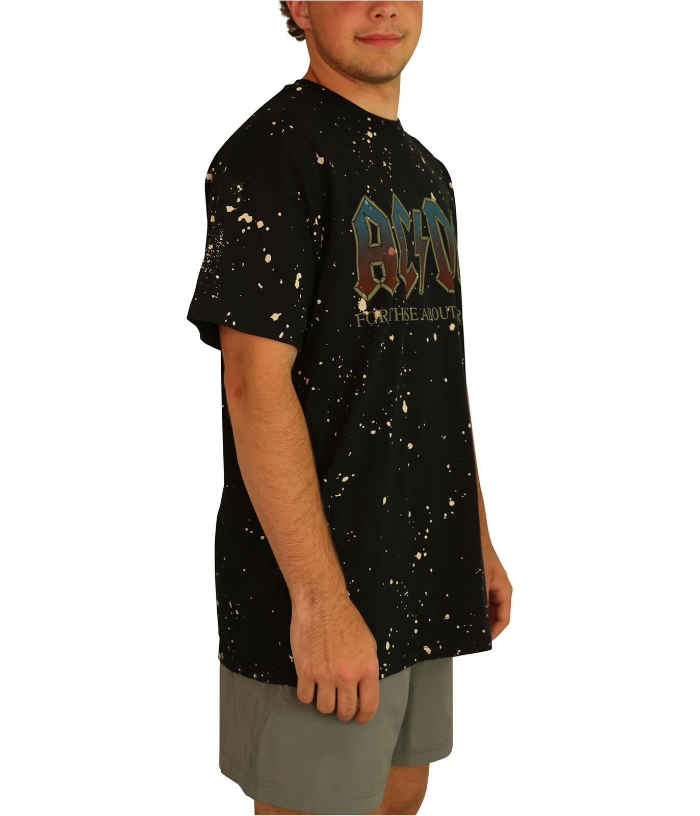 Junk Food Mens AC/DC For Those About To Rock Graphic T-Shirt, black, M gallery