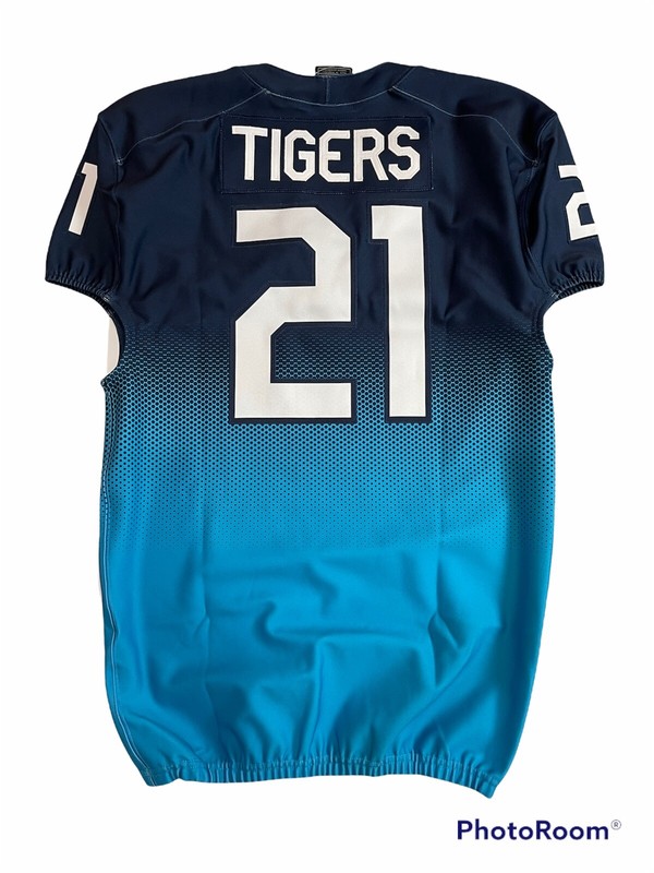 Nike Tigers Digital Vapor Pro Football Performance Jersey Men's Large Blue NWT gallery