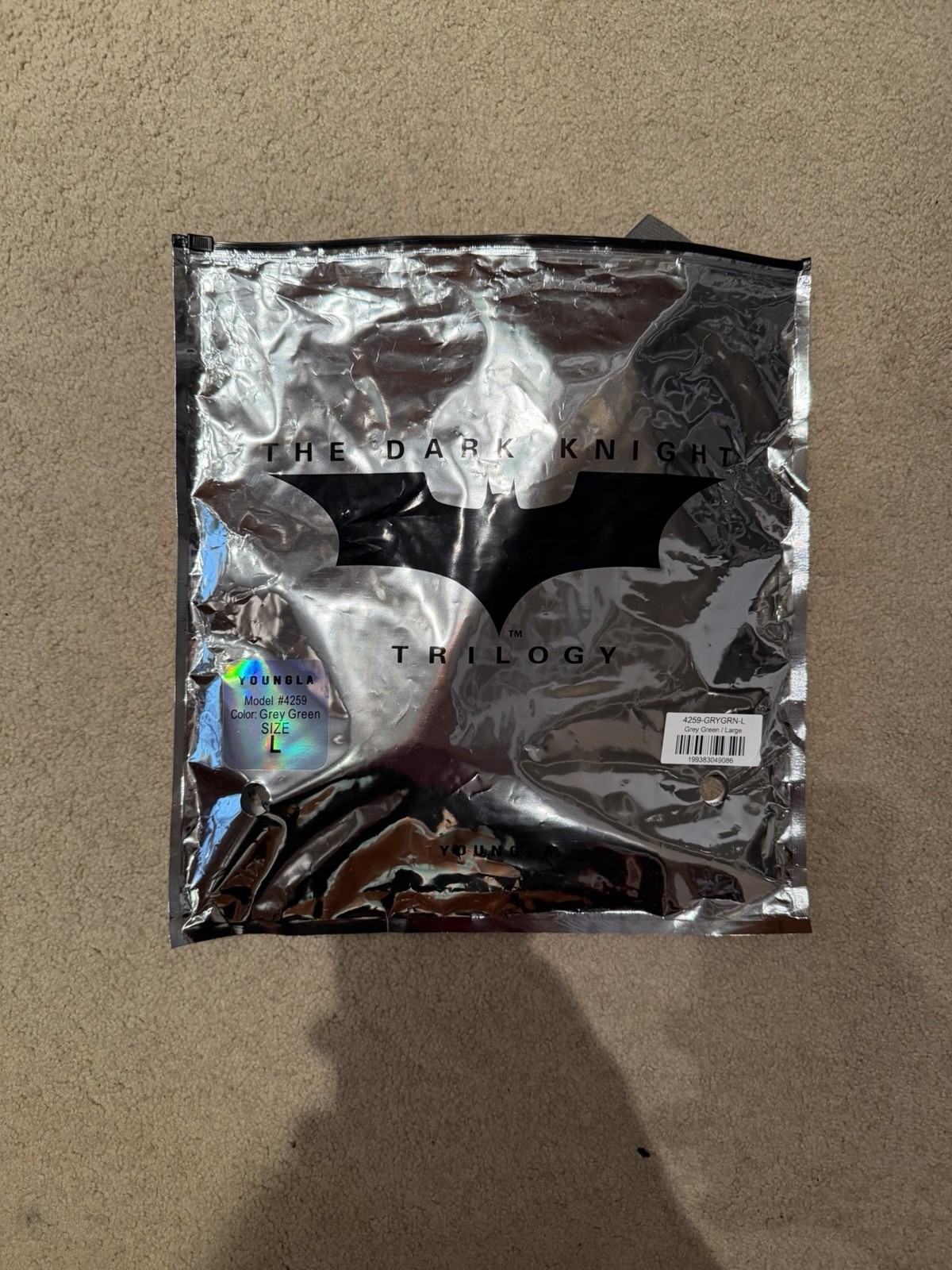 YOUNG LA BATMAN COMPRESSION SIZE L. SOLD OUT. VERY RARE SIZE AND COLOR. NEW! gallery