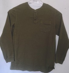 Duluth Trading Company Hensley Long Sleeve Mens Shirt Sz XL Olive Green EUC O