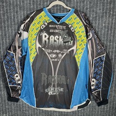 Planet Eclipse Jersey Shirt Mens Large Multicolor Raskal Paintball Mesh 2009
