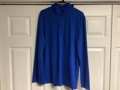 PORT AUTHORITY MENS 1/4 ZIP PULLOVER SIZE LARGE