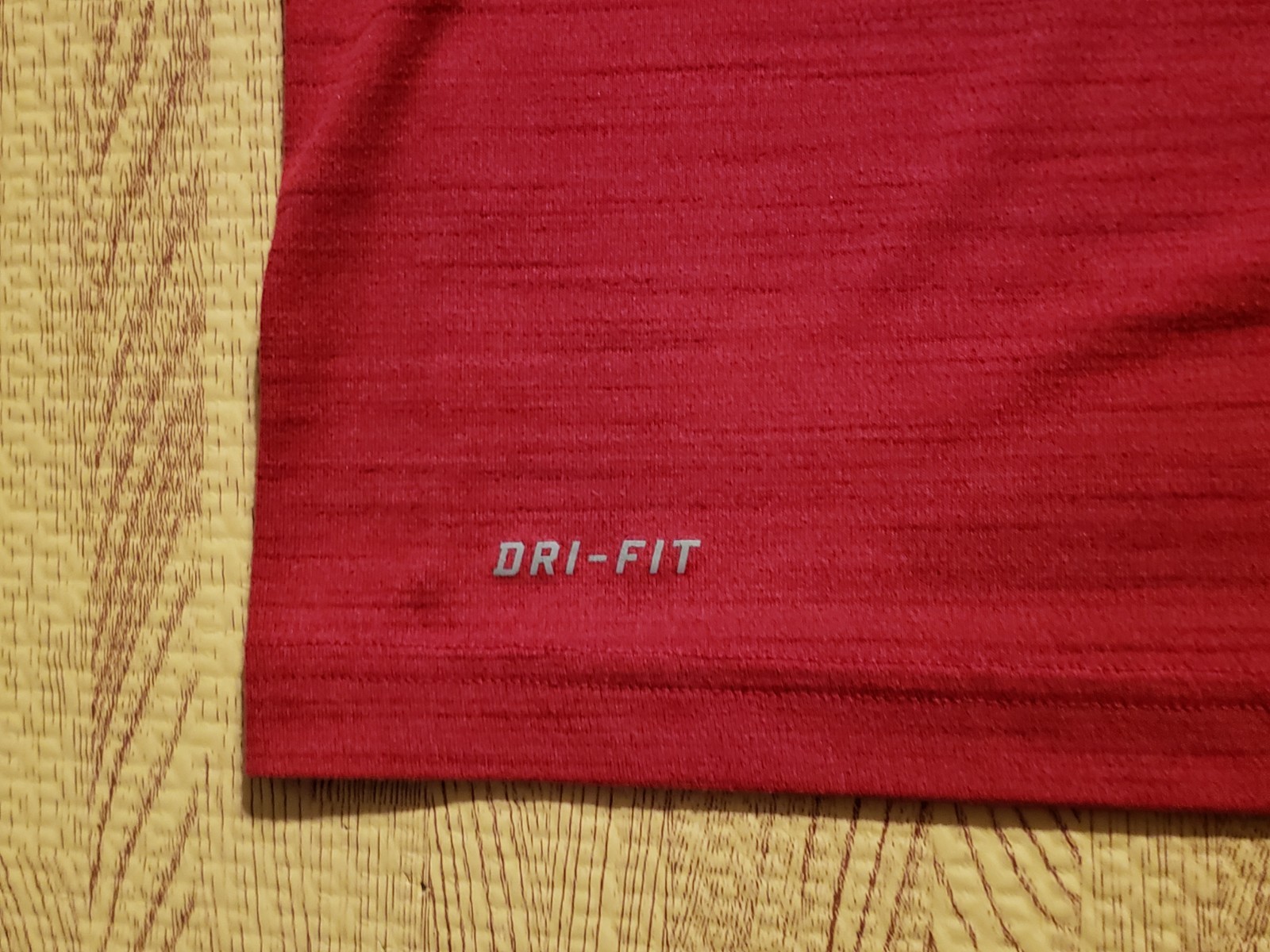Nike Dri-Fit Red Training Shirt & Dri-Fit Gray Shorts ~ Men's Medium M ~ Combo gallery