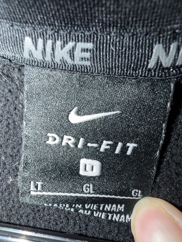 Nike Dri-FIT 1/4 Zip Lightweight Pullover Mock Neck Black Men's L-T gallery
