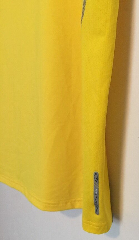 C9 Yellow Sleeveless Power Core Fitted Hyperform Workout Gym Shirt Mens Size XL gallery