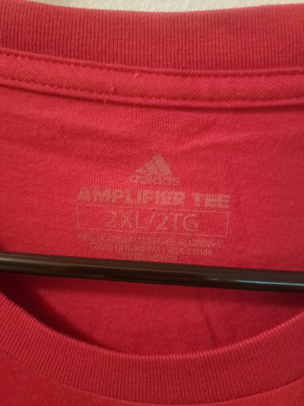 adidas Men's Amplifier Creweck Long Sleeve Tee EK0199. Size 2XL. NWT. Red...... gallery