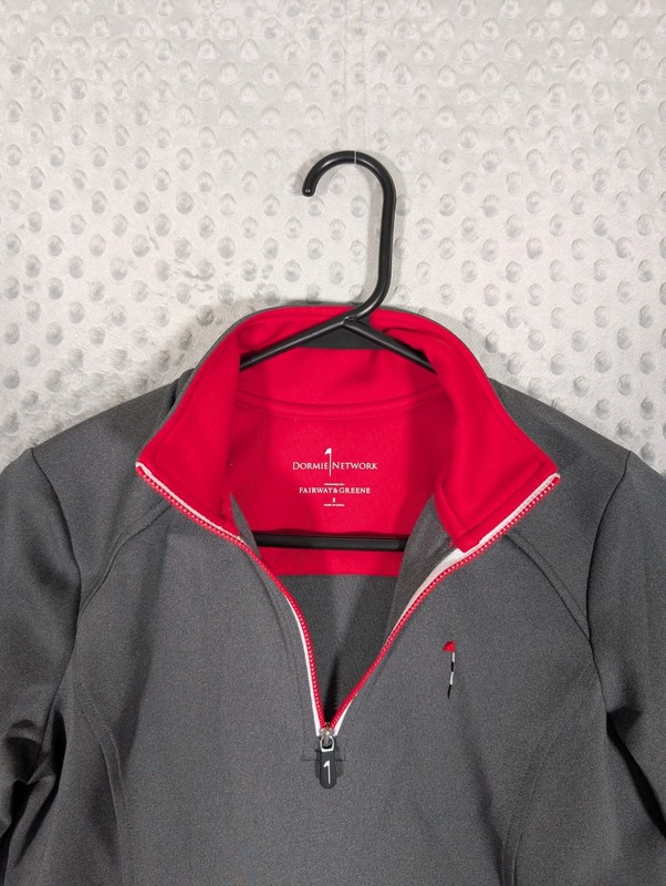 Fairway & Greene 1/4 Zip Golf Pullover Dormie Network Men's Small Performance gallery
