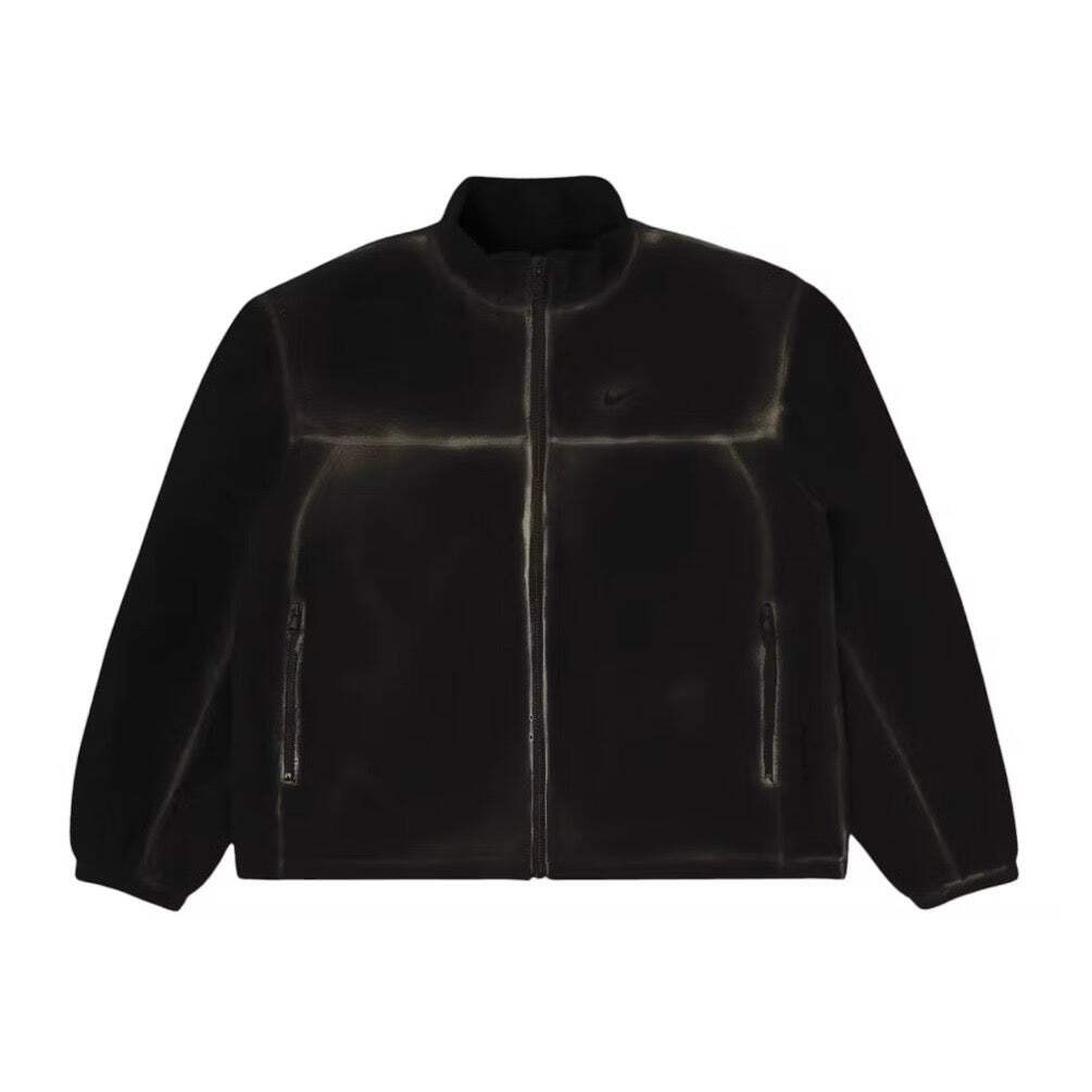 Travis Scott Cactus Jack x Fragment x Nike Fleece Zip Jacket Black gallery
