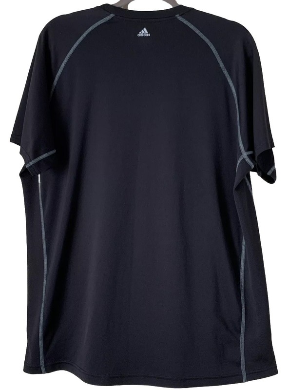 Adidas Athletic Shirt Mens XL Black Climalite Flex 360 Short Sleeve Activewear gallery