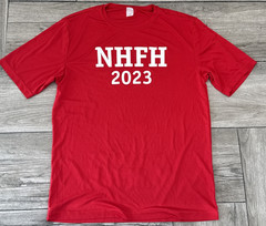 Sport-Tek Size Medium Red Performance Top NHFH 2023 Look who’s in Treble