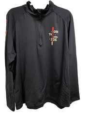 Sport-Tek Mens Star Wars The Dark side Pullover Long Sleeve 1/4 Zip Jacket, XL