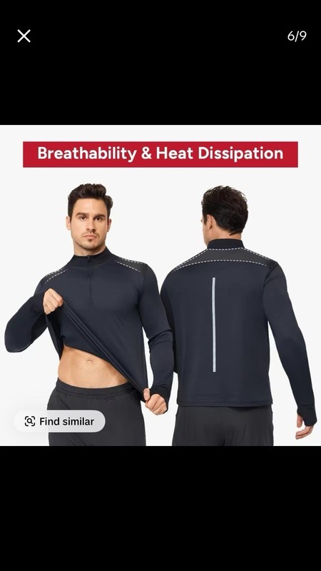 Nebility Compression Long Sleeve Short W/ Reflective Strip Black Lg gallery