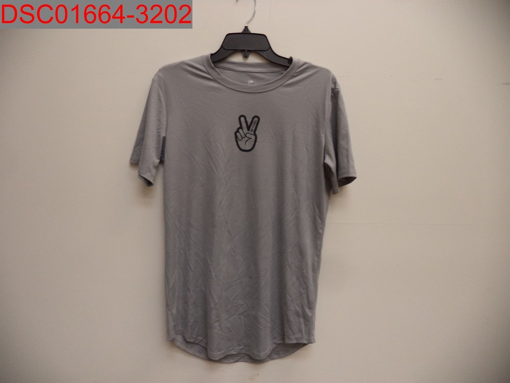 NWOT - Deuce Men's Grey Short Sleeve Athletic Tee, Size S