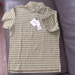 Uniqlo Roger Federer By JW Anderson AIRism Polo Shirt Olive Size SNWT