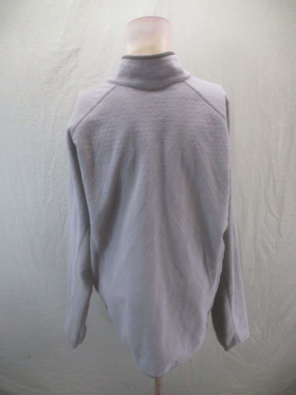 Columbia Size L Mens Gray Fleece Shell Pocket Full Zip Outdoor Hiking Jacket 926 gallery