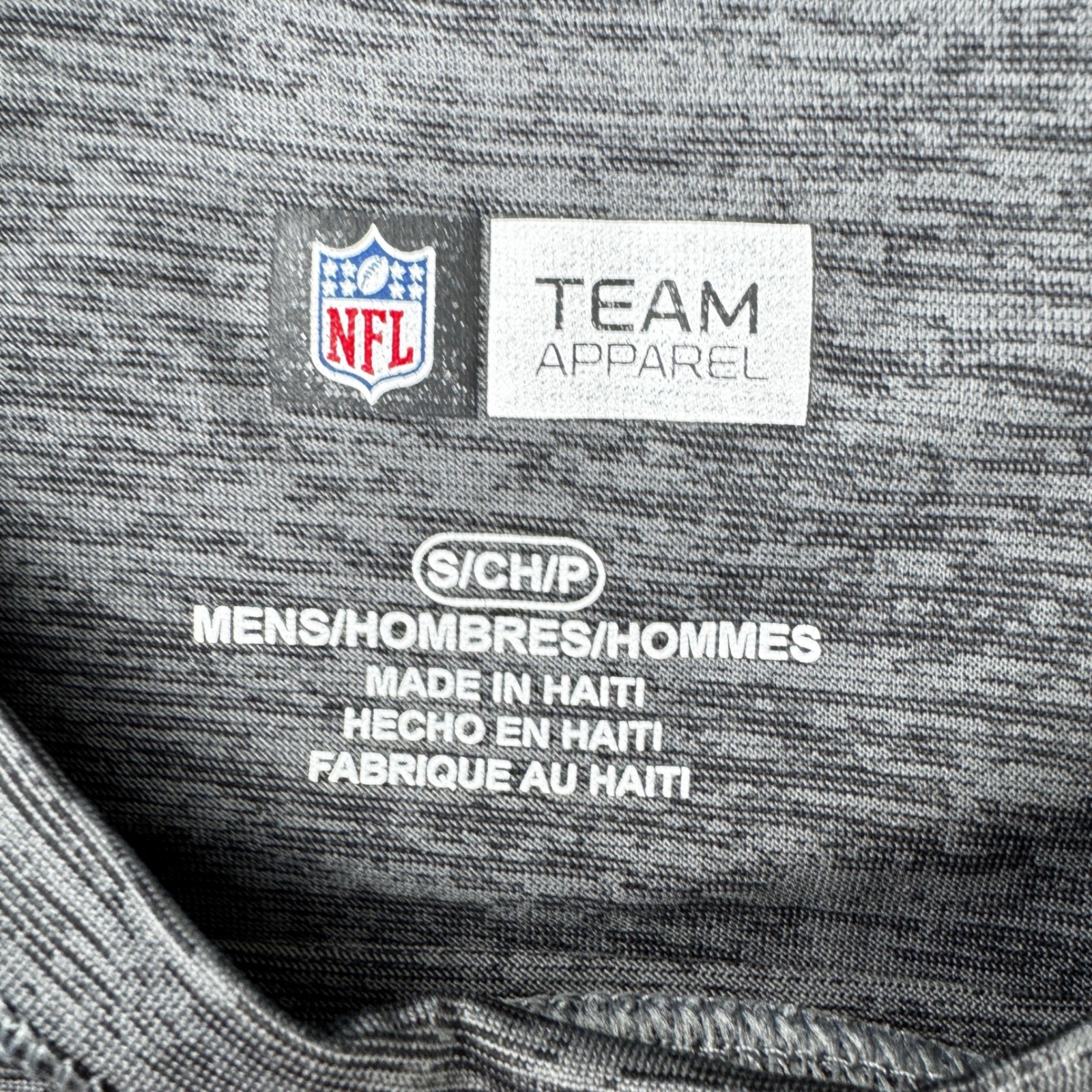 NFL Team Apparel Cleveland Browns Mens Small Gray Heather Performance T-Shirt gallery
