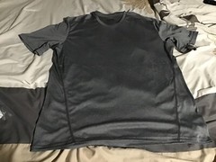 bauer vapor team tech tee grey senior grey X- large