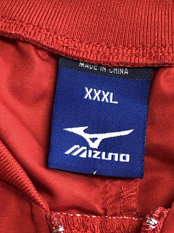 Mizuno Pullover Mens 3XL Red Short Sleeve 1/4 Zip Baseball Top Performance gallery