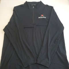 Travis Mathew Size 3XL Black “HEINEKEN” Branded 1/4 Zip Pullover