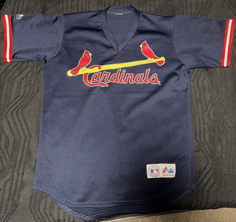 Vintage MLB St. Louis Cardinals Baseball Pullover Jersey Men’s Size UNKNOWN