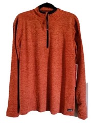 Canada Weather Gear Men’s 1/4 Zip Pullover Top UPF Quick Dry Moist Wick LRG NEW