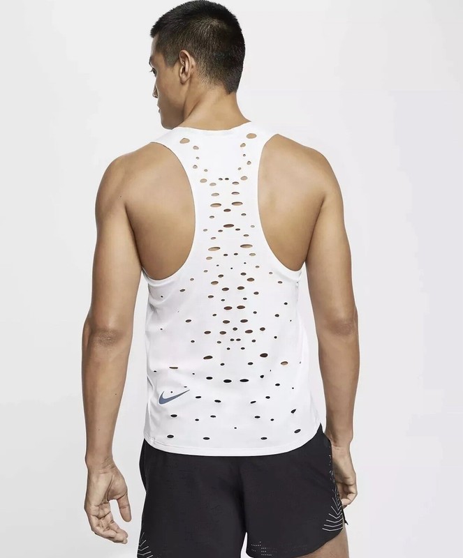 Mens Nike Tech Pack Running Tank Vest Gilet White CJ5770-100 Men's MEDIUM NWT gallery