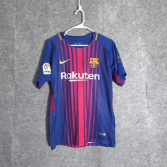 Nike FC Barcelona Jersey Mens Sz M Blue Messi 10 2017-18 Home Rakuten 724614-100
