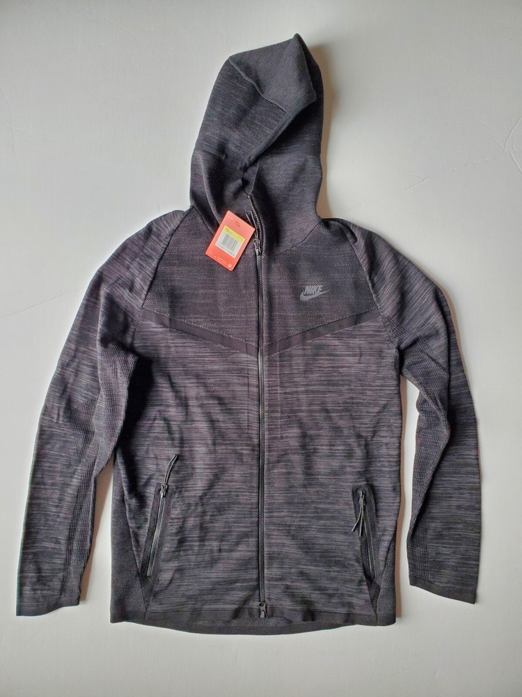 NEW Nike Tech Knit Windrunner Black Anthracite Men Sz Small 726685-010