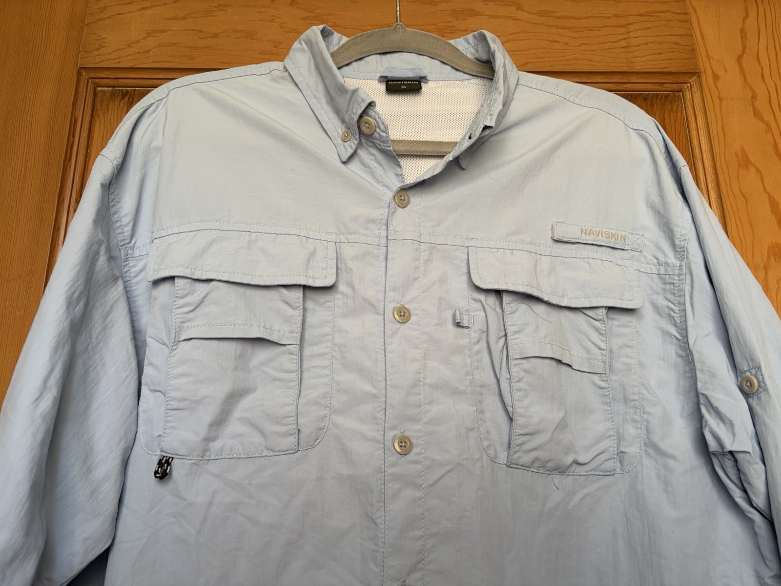 NAVISKIN outdoors Hiking Vented Roll tab sleeve Light weight pockets Mens Medium gallery
