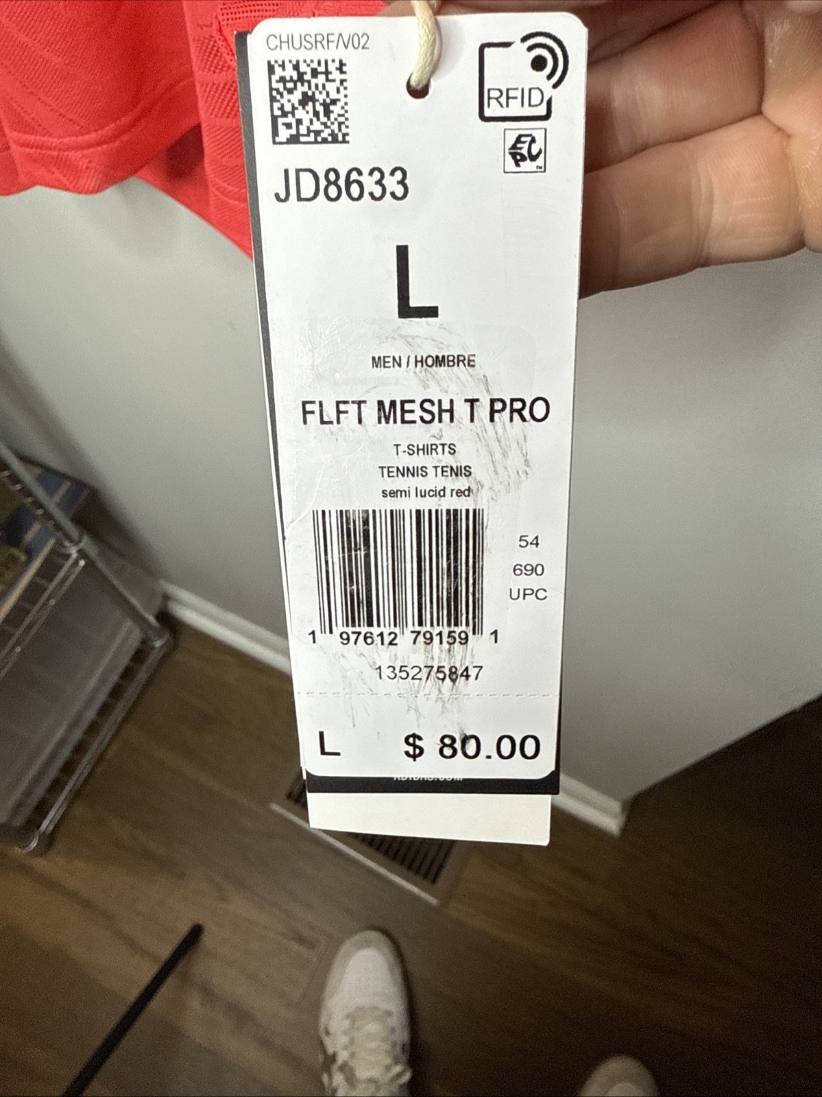 Adidas °CLIMACOOL+ FLFT Mesh T Pro Men's Size Large JD8633 Slim Fit Tennis New gallery
