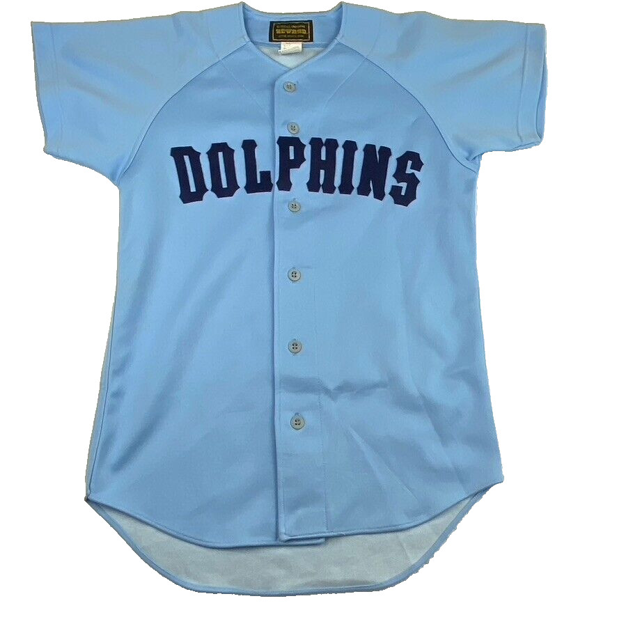 Japan Vintage Mens Baseball Jersey Medium Nagoya Diamond Dolphins Nippon League gallery