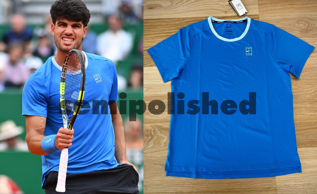 Nike Carlos ALCARAZ Court Dri-Fit Advantage Tennis Top Shirt 2026 Monte Carlo M gallery