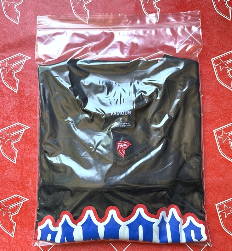 Famous Stars And Straps Football Jersey NWT LARGE Travis Barker Blink 182 gallery