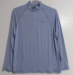 Men’s Orvis Dricast 1/4 Zip UPF 50+ Sun Protection Shirt Blue Size MEDIUM