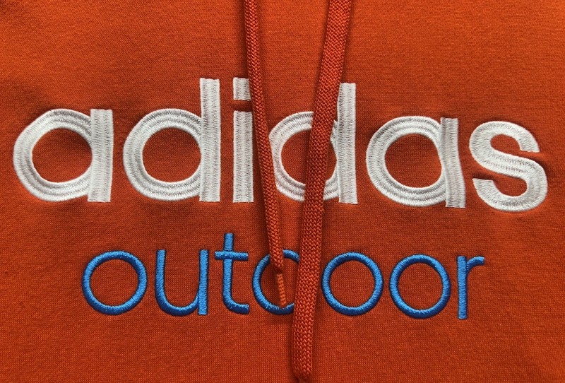 Adidas Performance OUTDOOR Pullover Training Sweatshirt Mens Large Orange Logo gallery