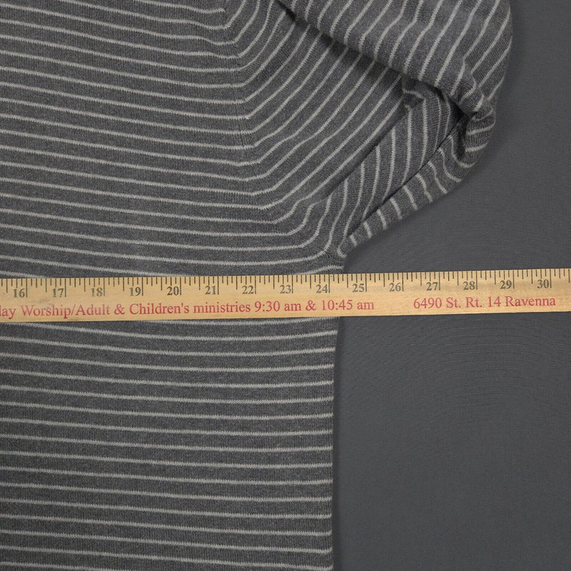 Banana Republic Pima Stretch Cotton Shirt Long Sleeve Zip Mock Feeder Stripes gallery