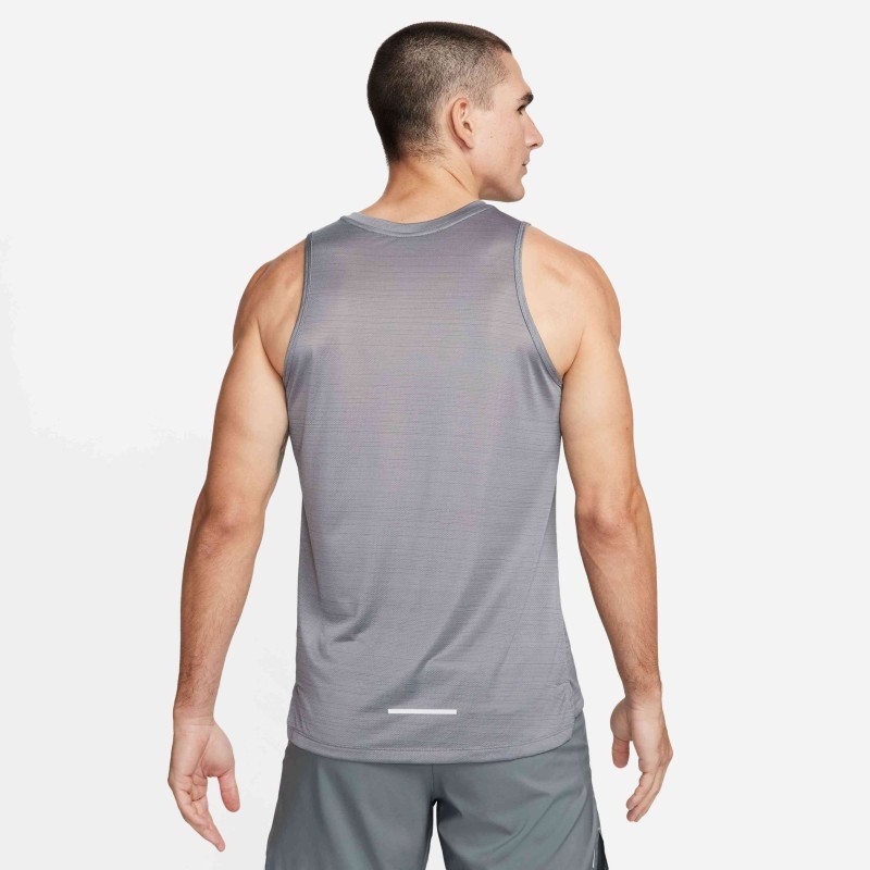 NEW NIKE MILER DRI-FIT RUNNING TANK TOP MENS SZ L SMOKE GREY AJ7562 085 gallery