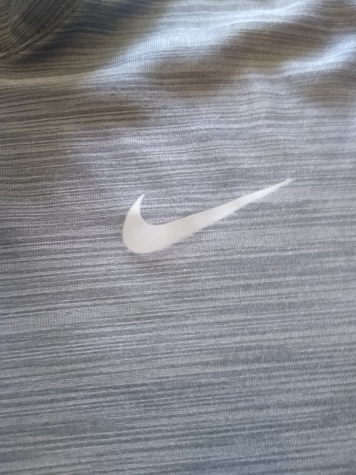 Nike Element Men's Dri-FIT Quarter Zip Running Top Color Grey, Size Small gallery