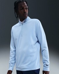 Nike Velocity Men’s Therma-FIT 1/2-Zip Golf Top – New – Small – Light Blue