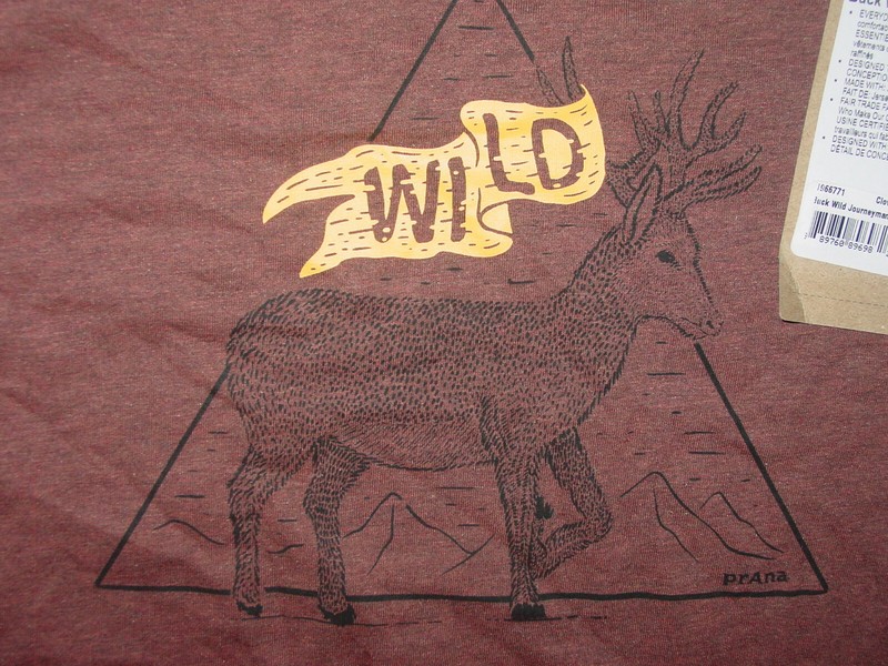 Mens Prana Buck Wild Journeyman 2 Clove Heather Short Sleeve Shirt Size M NWT's! gallery