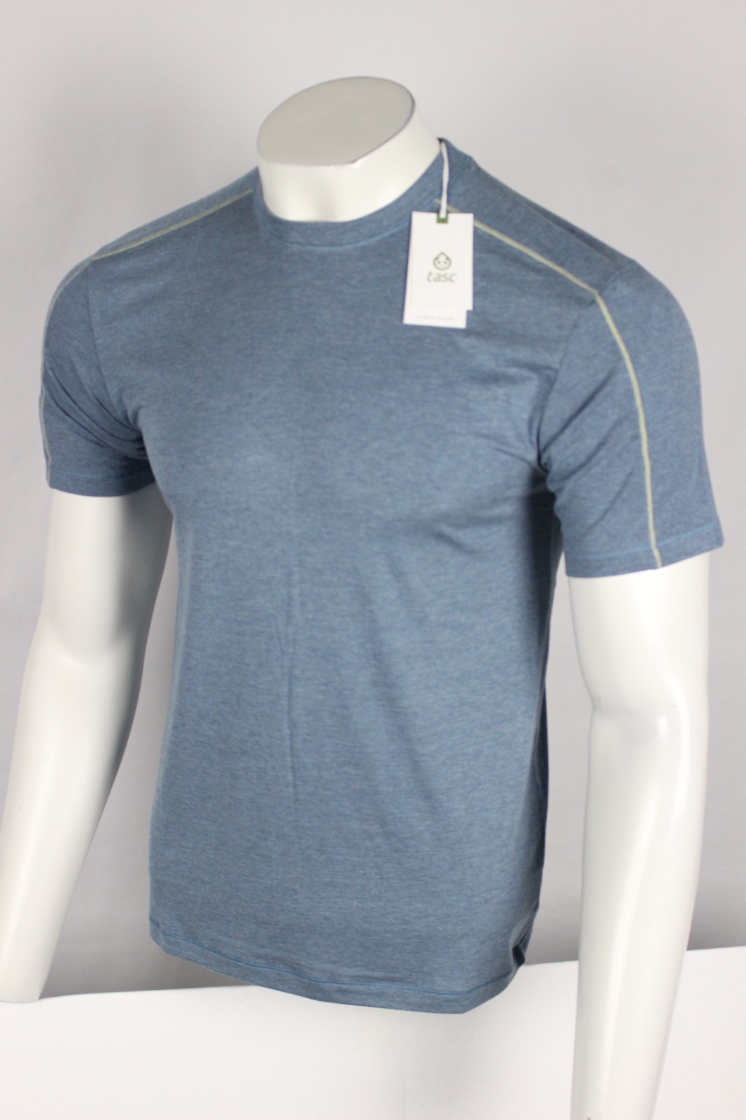 Tasc Men's Recess Tech Tee Short Sleeve T Shirt S Small Indigo Heather Bamboo gallery