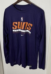 Nike NBA Authentic Phoenix Suns Team Issued Player Shooting Shirt Sz Large Tall