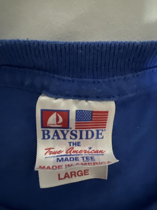 Bayside U.S. Air Force Aim High Graphic Tee Large Blue gallery