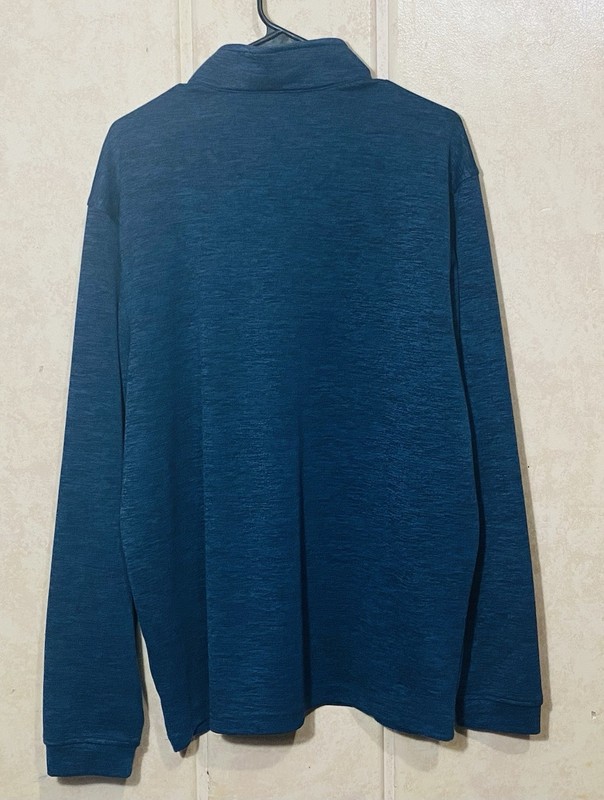 Bolle Performance Mens 1/4 Zip Lightweight Pullover Blue Size Large gallery
