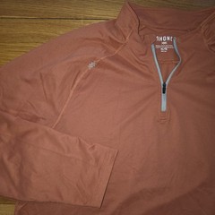 Rhone Session 1/4 Zip Performance Golf Pullover Shirt – Mens Size XL Orange
