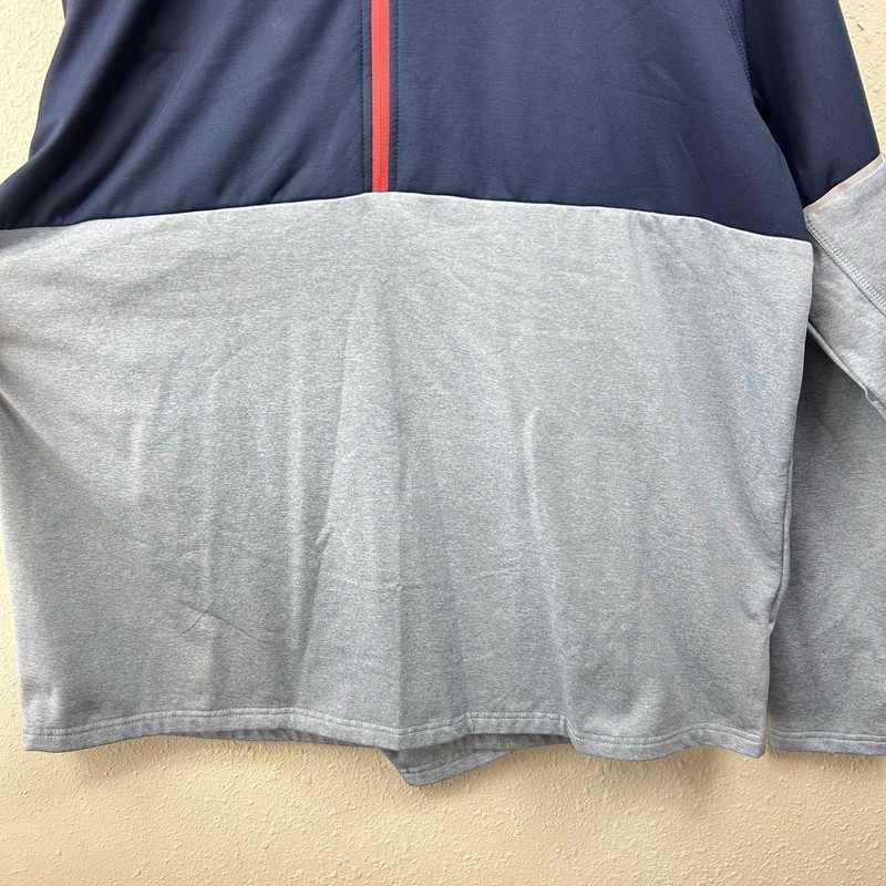 Aspen Men’s Performance Hoodie 1/2 Zip XL Blue Heather Athleisure Pullover gallery
