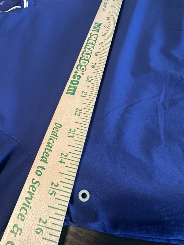 Donald Ross 2XL Golf Pullover V-Neck Wind Shirt Blue Nylon NWOT MSRP $155 gallery